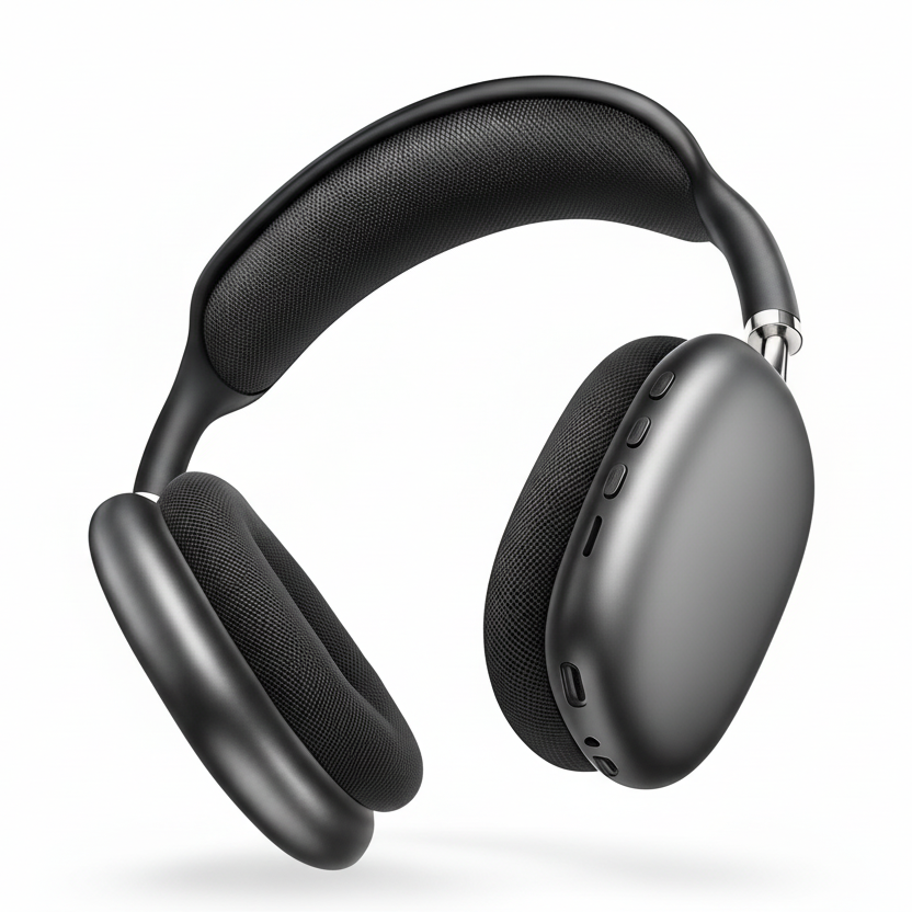 Bluetooth 5.3 Headphones Over-Ear Hi-Fi 40mm 12h Battery TF AUX Wireless